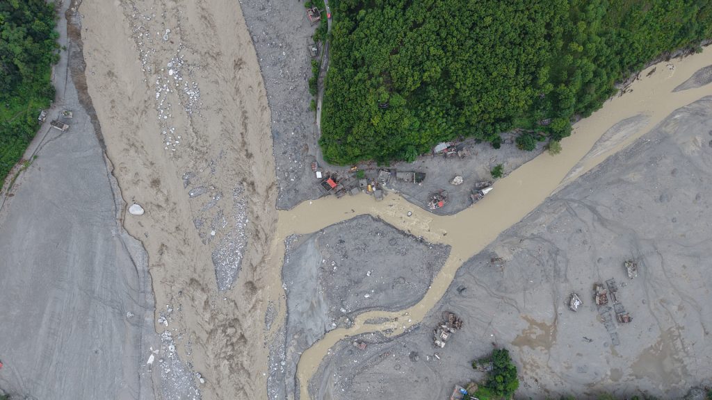 Confluence of Betrawati and Trishuli
